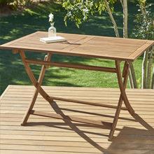 広がるライフスタイル アカシア天然木ガーデンファニチャー テーブル