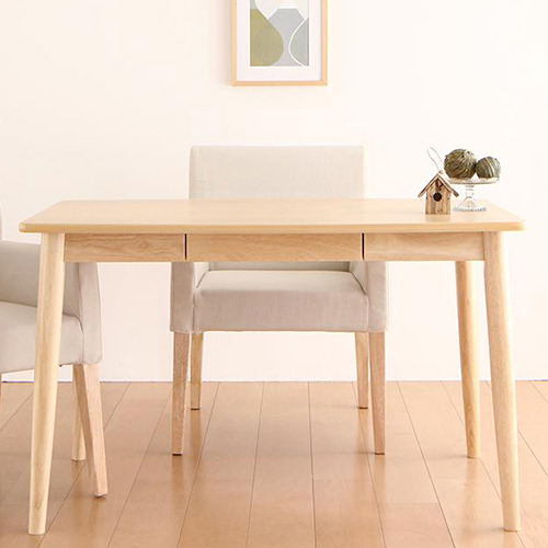 豊富なスタイル 天然木アッシュ材ゆったり座れるダイニング テーブルの